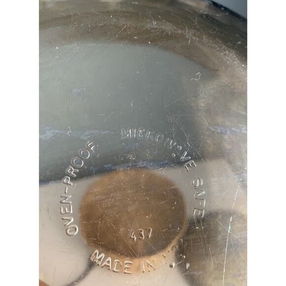 Anchor Hocking 437 Oven Proof 1-1/2 Qt Brown Baking Casserole Dish Lid & Basket - Picture 11 of 13